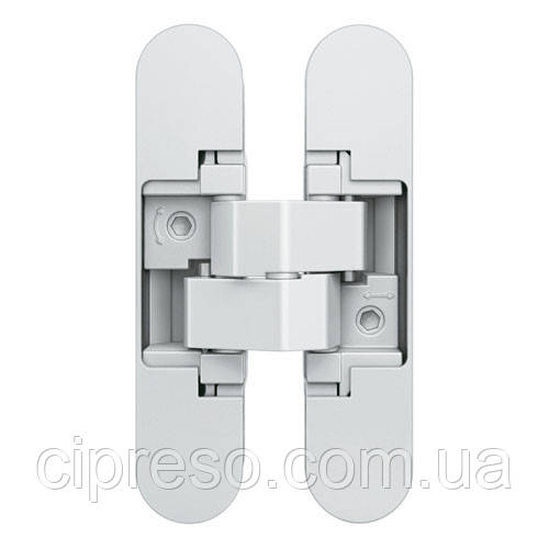 Петля прихована Anselmi AN 172 3D колір білий, фото 1