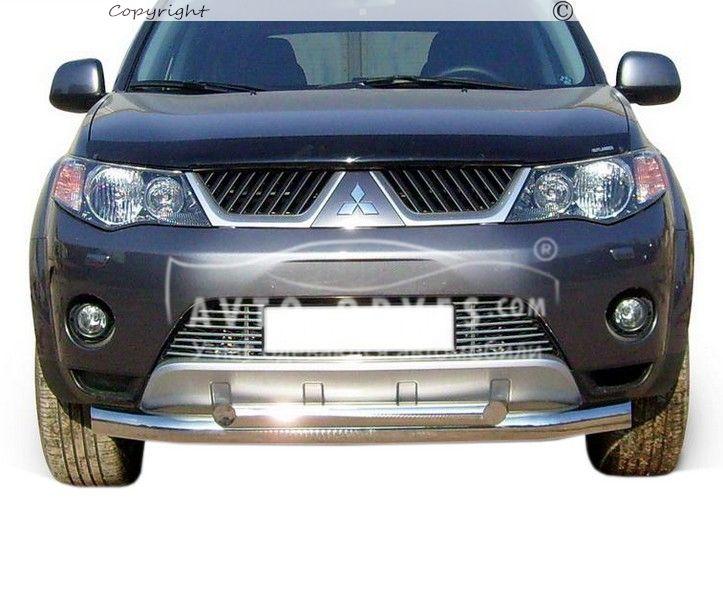 Двойная дуга Mitsubishi Outlander XL 2007-2010 - тип: Ø:60х42 мм - фото 2 - id-p506499908