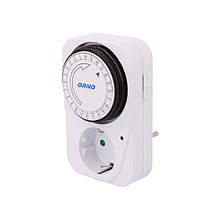 Реле часу добове механичне в розетку 16A, 3500W