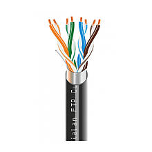 Кабель Dialan FTP Cat.5E 4PR CU 0.48 PE зовнішній (1 м)