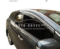 Дефлекторы на окна ветровики Mazda CX7 2006-2012 - тип: с хром молдингом