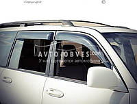Дефлекторы на окна ветровики Toyota Land Cruiser 100 - тип: широкие