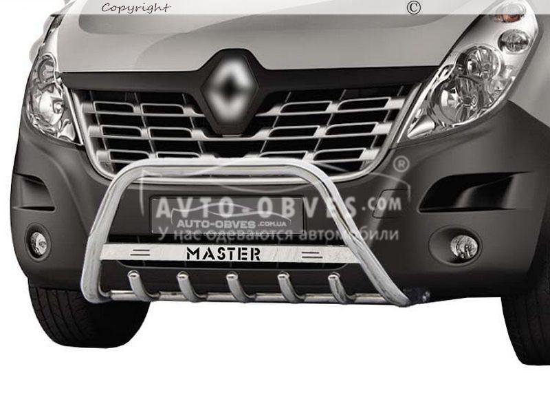 Кенгурятник Renault Master 2010-... - тип: Ø51*1.6мм, фото 1