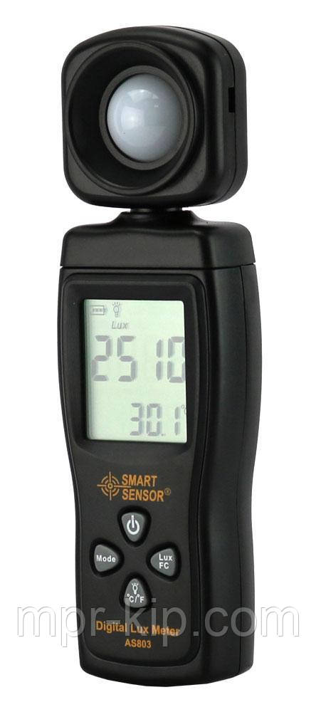 Люксметр Smart Sensor AS803, діапазон виміру від 0 до 200000 Lux