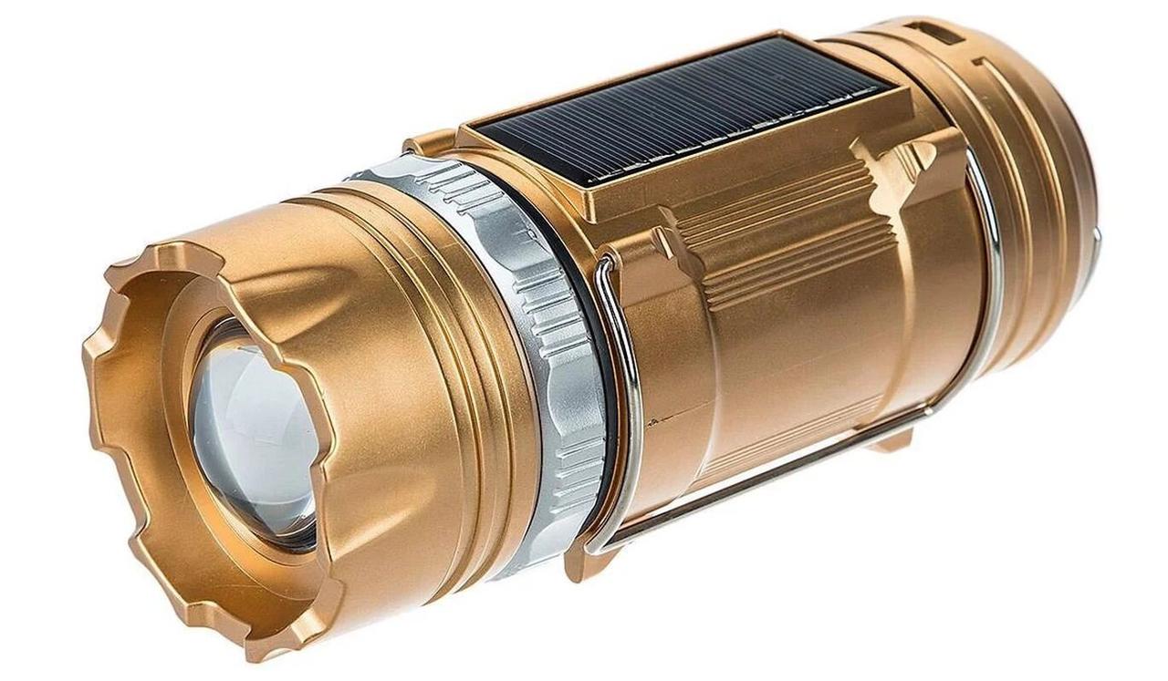 Кемпінговий ліхтар Gsh-9688 (сонячна панель, power bank)