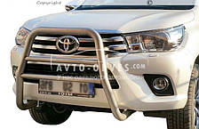 Кенгурятник Toyota Hilux 2015-2020 - тип: заготовка