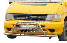 Захист бампера Mercedes Vito - тип: з боковими трубками