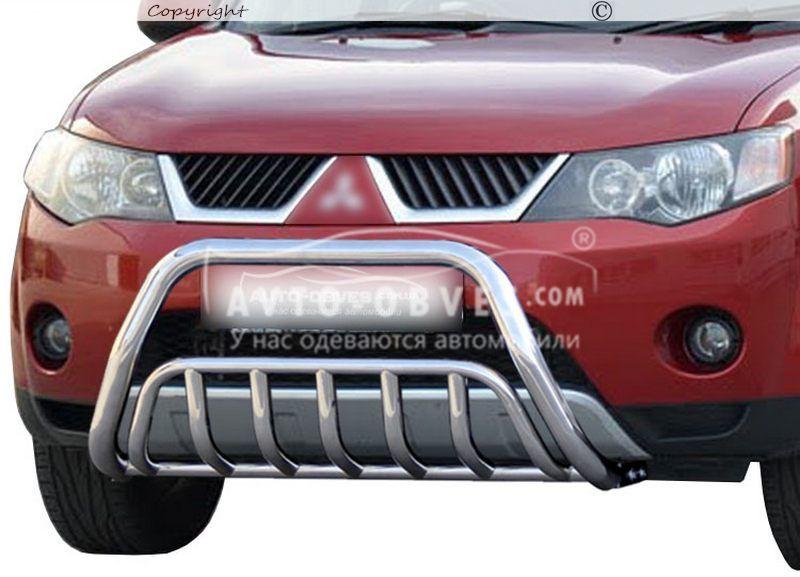 Кенгурятник Mitsubishi Outlander XL 2007-2010 - тип: двойной - фото 1 - id-p8410366