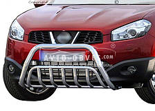 Кенгурятник Nissan Qashqai, Qashqai 2+ - тип: подвійний