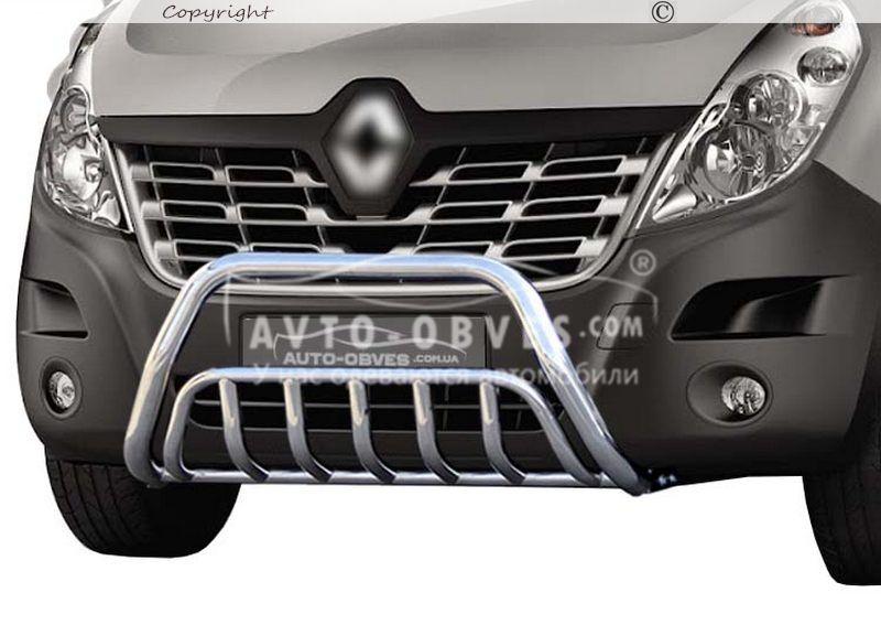 Кенгурятник Renault Master 2010-... - тип: подвійний, фото 1