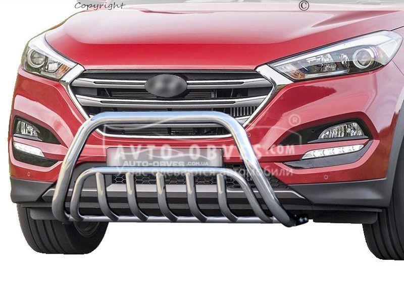 Кенгурятник Hyundai Tucson 2015-2019 - тип: подвійний