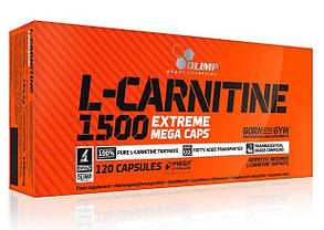 Л-карнітин Olimp L-Carnitine 1500 forte 120 капс Комплекс для схуднення та зниження ваги, фото 3