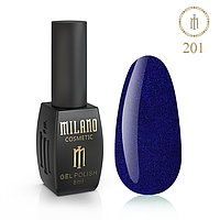 Гель лак для маникюра MILANO 8 МЛ № 201(дизайн ногтей красивое покрытие мейкап наращивание коррекция makeup)