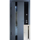 Вхідні двері Марсель антрацит/білі Redfort Композит, фото 2