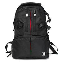 Рюкзак для фотоаппарата Nikon D Никон с отделом для ноутбука 15,6" и дождевиком Черный (код: IBF020B2)