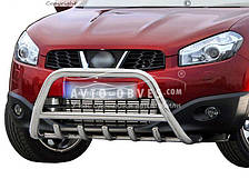 Кенгурятник Nissan Qashqai, Qashqai 2+ 2010-2014 - тип: Ø:51х1,6мм