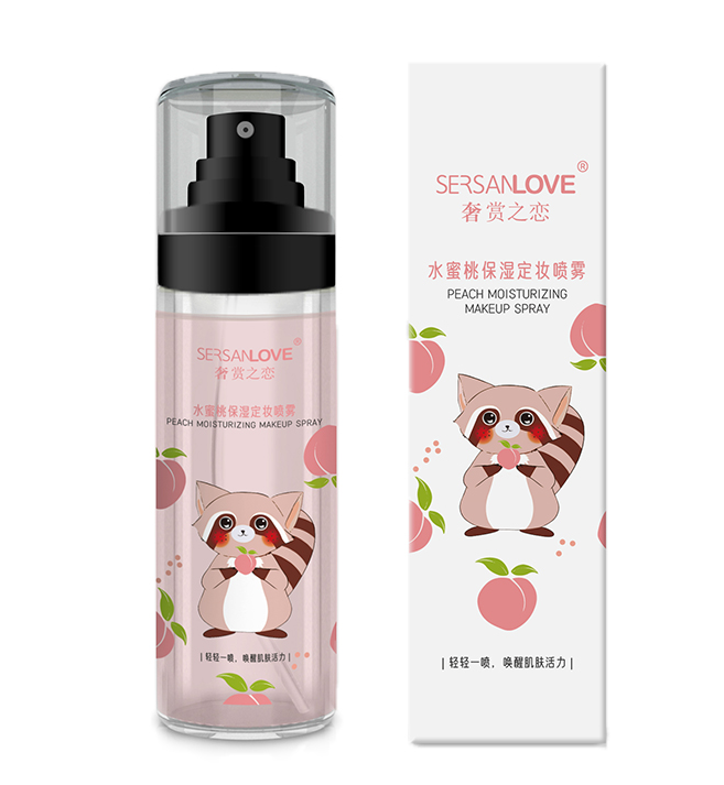 Спрей для обличчя SERSANLOVE Peach Moisturizing Makeup Spray з екстрактом персика