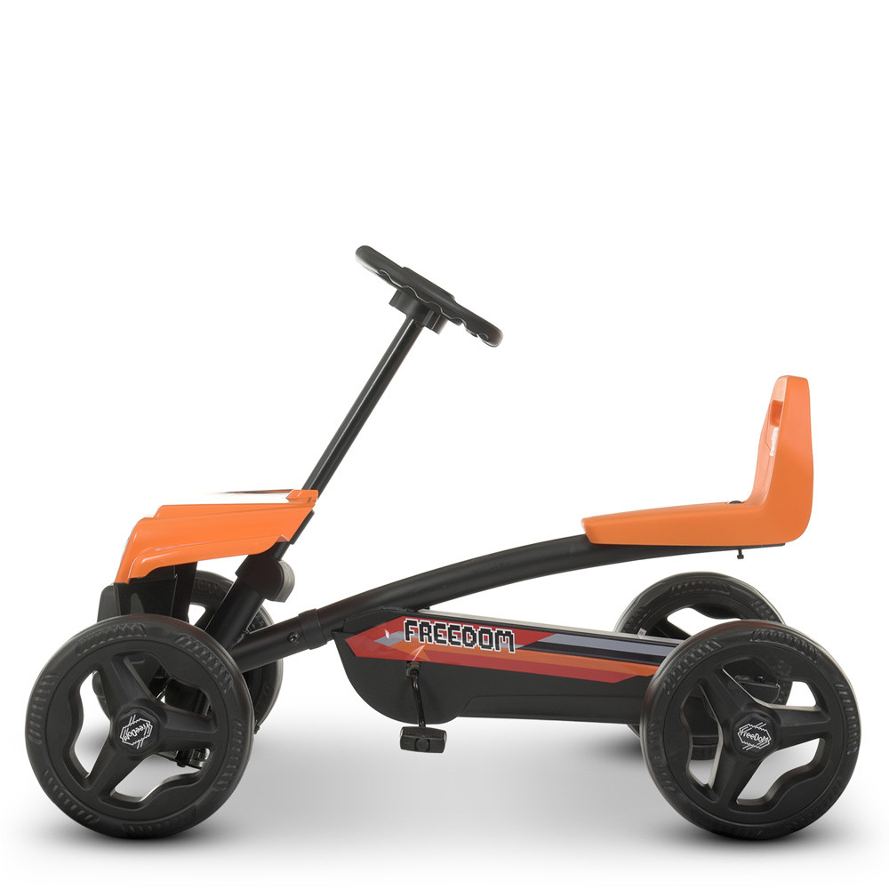 Детский педальный спортивный карт веломобиль на педалях и резиновых колесах Bambi kart M 4284E-7 - фото 3 - id-p1553633308