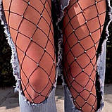 Колготки зі стразами. Велика сіточка, фото 6