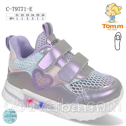 Спортивне взуття оптом Дитячі кросівки 2022 оптом від фірми Tom m (21-26), фото 2