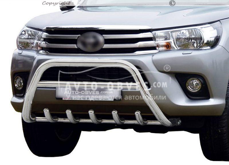 Кенгурятник Toyota Hilux 2015-2020, - тип: Ø:51х1,6мм - фото 1 - id-p506500025