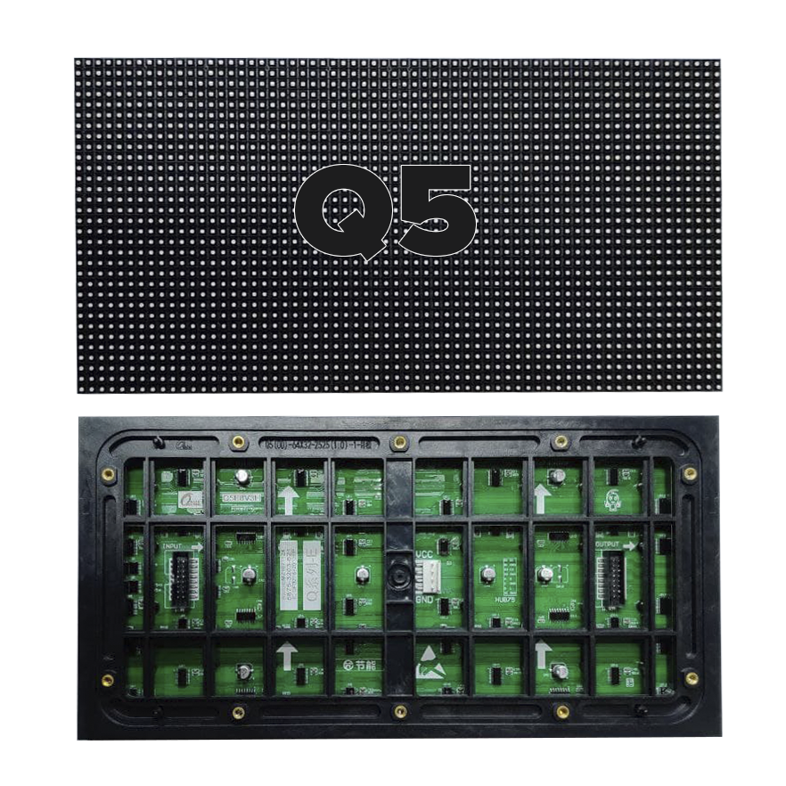 LED модуль Q5-E RGBO SQ 64X32 SMD 2727 Qiangli P5 повнокольоровий зовнішній для вуличного led экрана