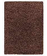 КовёрIKEA VINDUM ВИНДУМ Ковер, длинный ворс, коричневый, 133x180 см 004.459.64