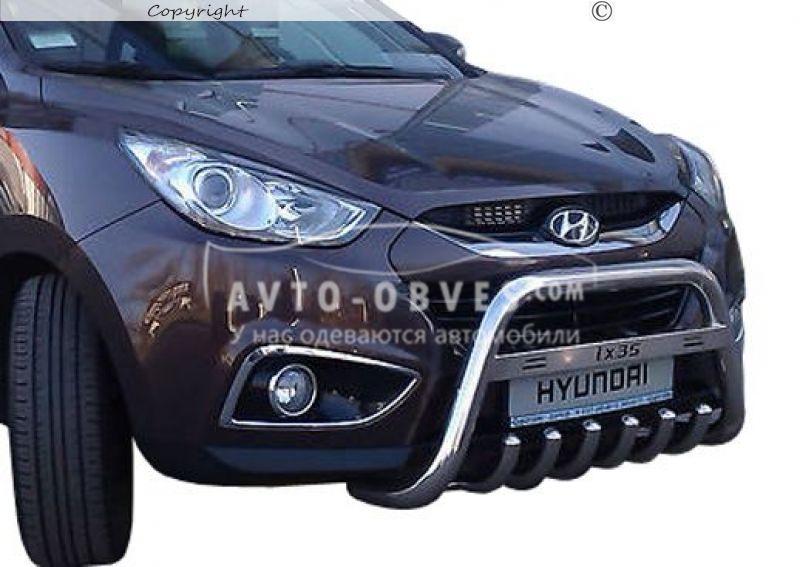 Кенгурятник Hyundai ix35 - тип: Ø:60х1,6мм - фото 1 - id-p5937133