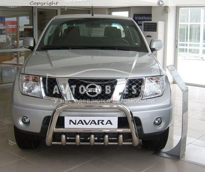 Кенгурятник Nissan Navara - тип: Ø:60х1,6мм - фото 5 - id-p15379239