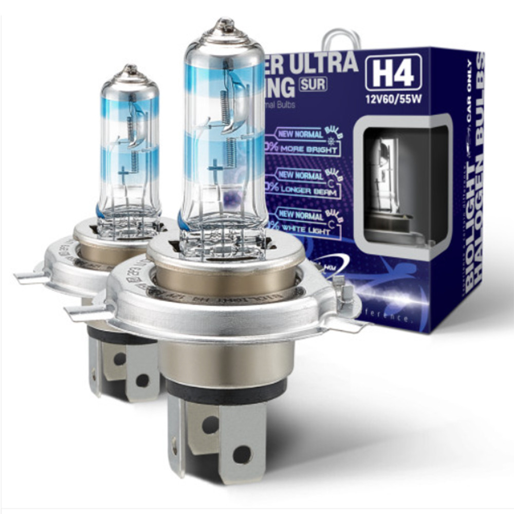 Галогенні лампи BioLight Fukurou H4 Super Ultra Racing 170% 12V 60/55W, фото 1
