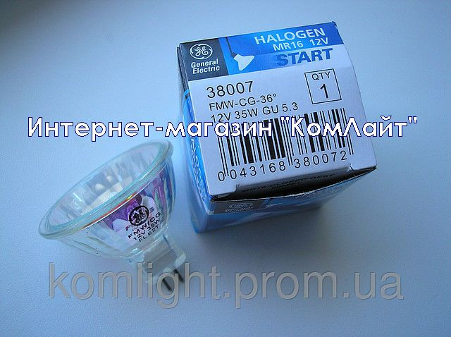 Лампа галогенна General Electric MR16 35 W 12 V GU5.3 (78)