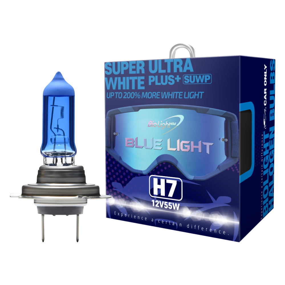 Галогенні лампи BioLight Fukurou H7 Super Ultra White Plus 200% 12V 55W