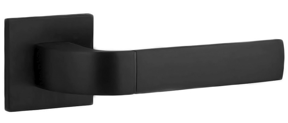 Ручка на двері Siba Belek A04 матовий чорний (Туреччина)