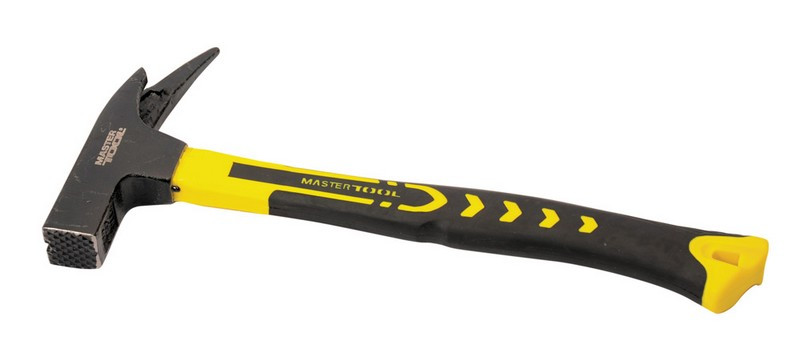 Молоток покрівельний 600 г ручка з скловолокна MASTERTOOL 02-0120
