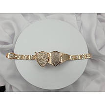 Георгій, (Юрій) Переможець браслет, Срібло 925, Золото 585/750., фото 4