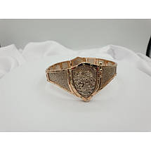 Георгій, (Юрій) Переможець браслет, Срібло 925, Золото 585/750., фото 3