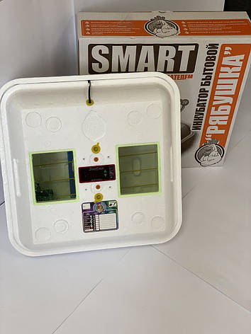 Інкубатор Рябушка Smart 70 яєць 12 В Турбо цифрової з механічним переворотом, фото 1