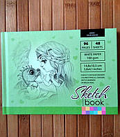 Sketchbook | альбом для скетч маркеров | скетчбук для рисования | блокнот для скетчинга 48 листов 8434-21420|