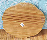 Минажница бамбукова 30 см | Минажниця | Посуд для сирів| Посуд з дерева, фото 4