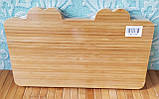 Минажница бамбукова 28 х 17 см | Минажниця | Посуд для сирів| Посуд з дерева, фото 2