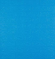 Декоративна 3Д Панель під цеглу Синій 3 мм