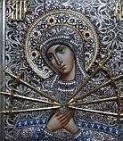 Ікона Божої Матері Семістрельна з філігранню (сканню) №194, фото 6