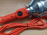 Ліхтар переносний з LED лампою, 220В, 5м., фото 3