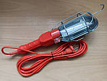 Ліхтар переносний з LED лампою, 220В, 5м., фото 2