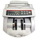 Рахункова машинка детектором валют Bill Counter 2108 UV\MG Лічильник банкнот з подвійною детекцією сірий, фото 10