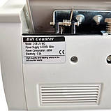 Рахункова машинка детектором валют Bill Counter 2108 UV\MG Лічильник банкнот з подвійною детекцією сірий, фото 4