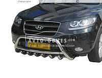 Кенгурятник Hyundai Santa Fe 2006-2010 - тип: Ø:60*1,6мм