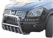 Кенгурятник Nissan Qashqai 2007-2014 - тип: Ø:60*1,6мм