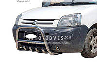 Кенгурятник Peugeot Parnter 2002-2007 - тип: Ø:60*1,6мм