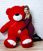 Великі плюшеві ведмедики 200 см Червоний, Ведмедики 2 метри, подарунок для дівчини на день народження